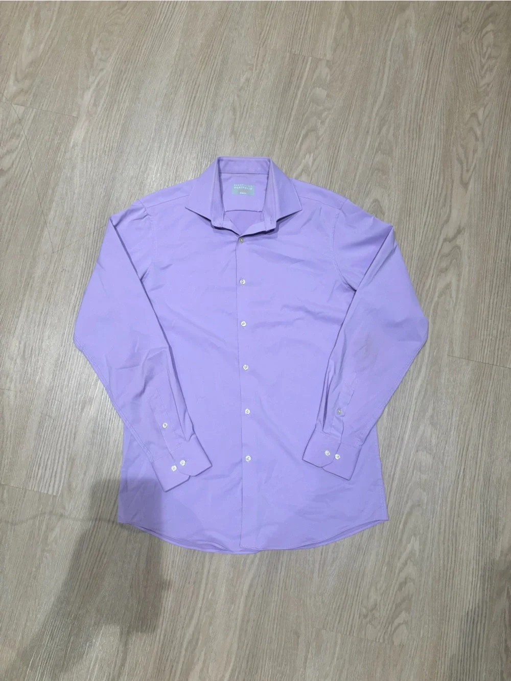 Perry Ellis Lavender Dress Shirt - Classic Button-Up